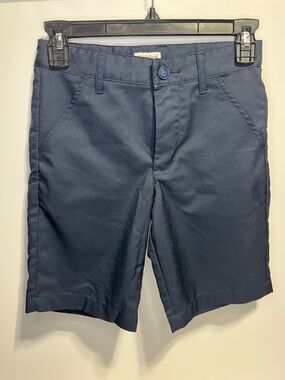 Dry Fit Navy Blue Flat-Front Boy's Shorts Cat & Jack Size 10 EUC